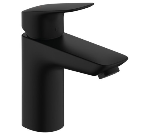 Смеситель для раковины Hansgrohe Logis 100 Push-Open черный матовый 71107670