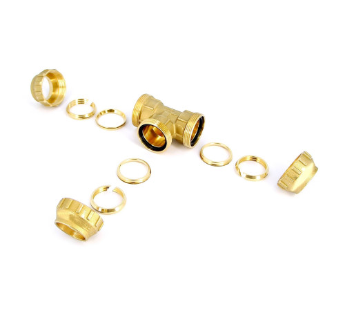 Тройник обжимной Tiemme 40х3.5 мм 3400050