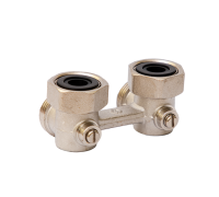 Узел нижнего подключения Hogart Premium угловой H-образный 3/4 x 3/4 шаровой TR4250505