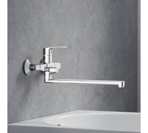 Смеситель для ванны и душа AM.PM Eclipse 2.0 с длинным изливом 489000000