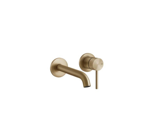 Смеситель для раковины Gessi 316 встраиваемый Warm Bronze Brushed PVD 54086#726