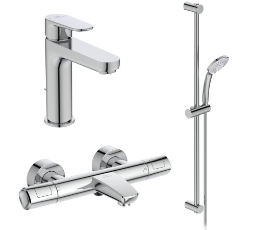 Набор 3 в 1 для ванны с термостатом Ideal Standard Ceratherm T100 BC985AA