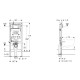 Инсталляция для унитаза Geberit Duofix Sigma 114 см с крепежом 111.796.00.2