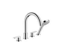 Смеситель на борт ванны Hansgrohe Vernis Blend на 4 отверстия внешняя часть 71456000