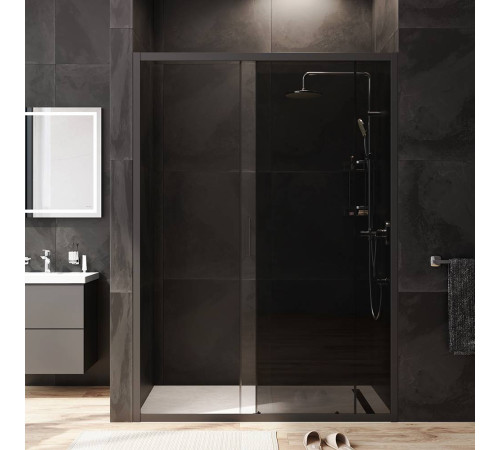 Дверь душевая в нишу AM.PM Gem 140x195 см раздвижная W90G-140-1-195BG