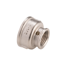 Муфта переходная Hogert 1 1/4 x 3/4 ВВ латунь никелированная BF5210705