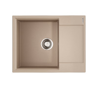 Кухонная мойка Omoikiri Daisen 65T SA Tetogranit 65х51 см крыло справа бежевый 4993520