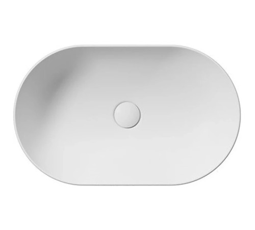 Раковина-чаша накладная GSI Pura 600х370 мм белый матовый 883409