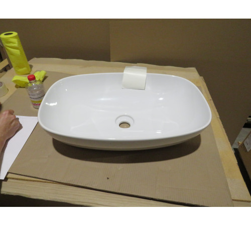 Уценка. Раковина-чаша GSI Nubes 600х380 мм белая глянцевая 978311_УЦ/3