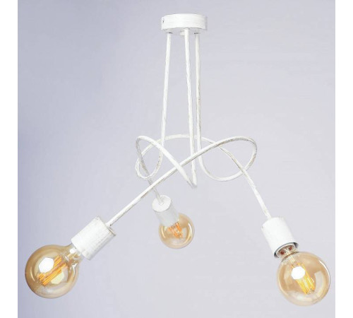 Люстра на штанге ADILUX Tango White Patina 10123
