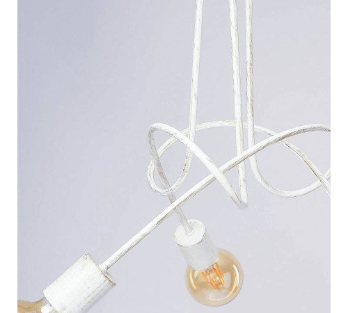 Люстра на штанге ADILUX Tango White Patina 10123