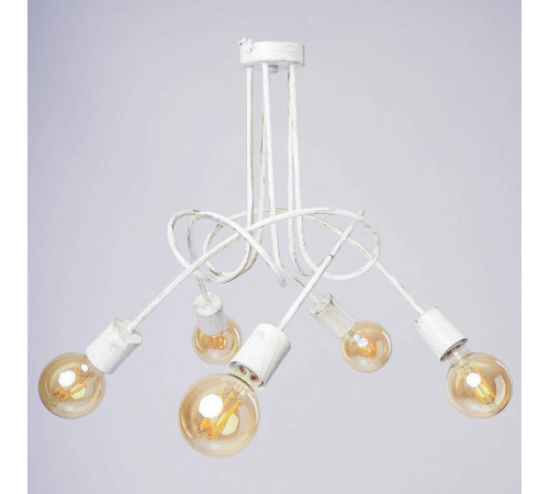 Люстра на штанге ADILUX Tango White Patina 10125