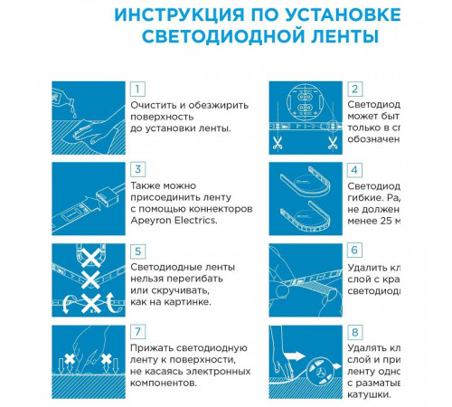 Лента светодиодная Apeyron Electrics 00-435