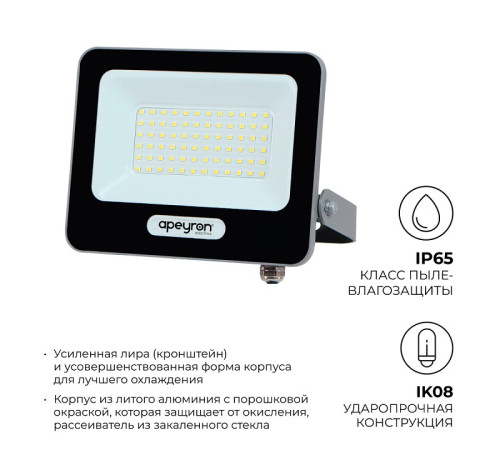 Настенно-потолочный прожектор Apeyron Electrics 05-47