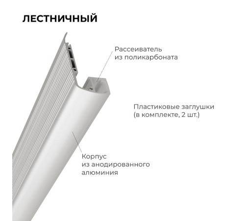 Короб для ступеней Apeyron Electrics 08-65