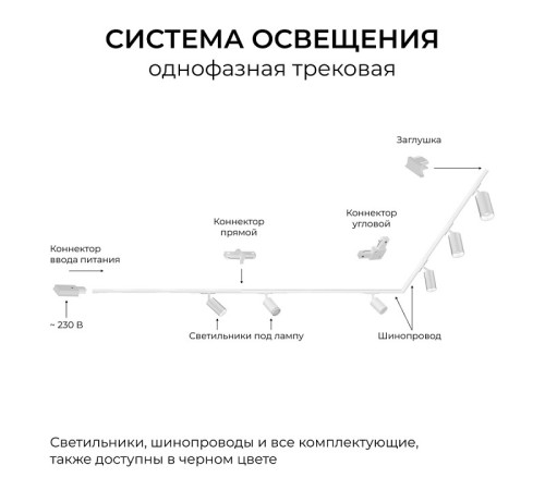 Соединитель линейный для треков Apeyron Electrics 09-180
