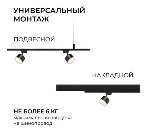 Трек накладной Apeyron Electrics R45-08