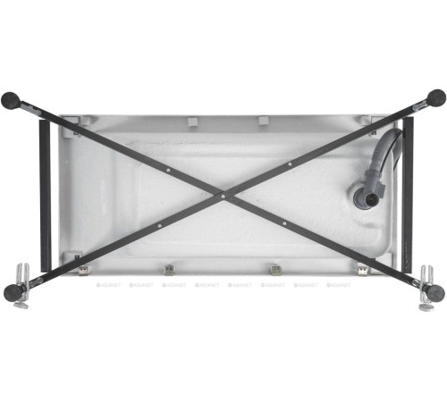 Акриловая ванна Aquanet Aura 145x70 см с каркасом 00362709