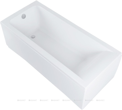 Ванна акриловая Aquanet Bright 170x70 см с каркасом и сливом-переливом 00267835