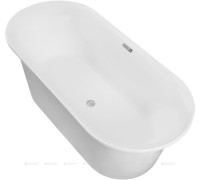 Ванна акриловая Aquanet Family Smart 1700x780 мм со сливом-переливом белый матовый 88778-MW