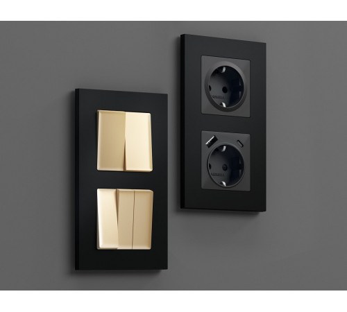 Рамка на 2 поста Ambrella Volt Qubi AF250702