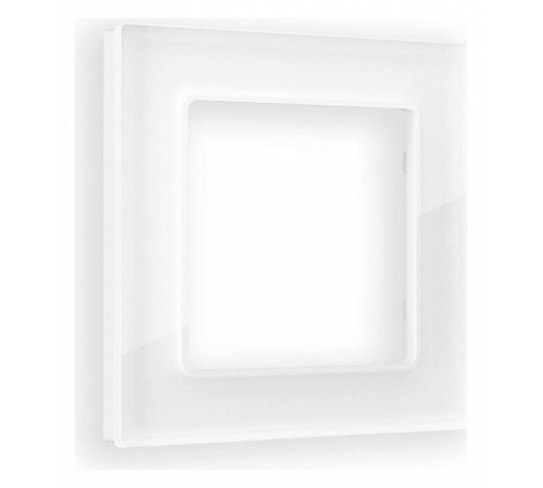 Рамка на 1 пост Ambrella Volt Platos Стекло органическое AF330101