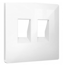 Накладка для розетки RJ-11 или RJ-45 Ambrella Volt ALFA AP1121