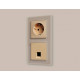 Накладка для розетки RJ-11 или RJ-45 Ambrella Volt Quant AP6120