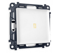 Выключатель одноклавишный с подсветкой без рамки Ambrella Volt Quant MA122010