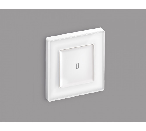 Выключатель проходной одноклавишный с подсветкой Ambrella Volt Quant MA122035