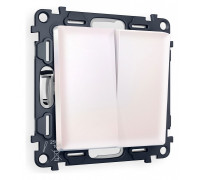 Выключатель проходной двухклавишный Ambrella Volt Quant MA203020