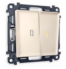 Выключатель проходной двухклавишный с подсветкой Ambrella Volt Quant MA324030