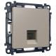Розетка Ethernet RJ-45 и со шторками, без рамки Ambrella Volt ALFA MA372005