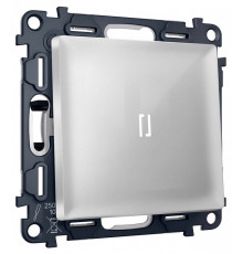 Выключатель самовозвратный одноклавишный с подсветкой, без рамки Ambrella Volt MA MA402055