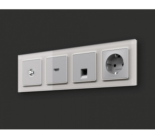 ТВ-розетка без рамки Ambrella Volt ALFA MA413050