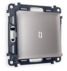 Выключатель проходной одноклавишный с подсветкой Ambrella Volt Quant MA502035