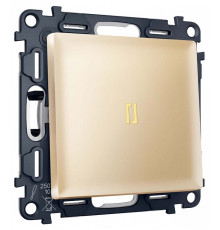 Выключатель самовозвратный одноклавишный с подсветкой, без рамки Ambrella Volt MA MA602050