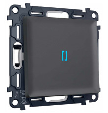 Выключатель самовозвратный одноклавишный с подсветкой, без рамки Ambrella Volt MA MA902060