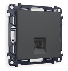 Розетка Ethernet RJ-45 и со шторками, без рамки Ambrella Volt ALFA MA912005