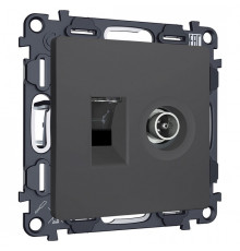 ТВ-розетка и розетка Ethernet RJ-45 без рамки Ambrella Volt ALFA MA912510