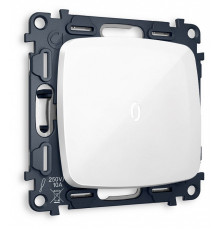 Выключатель проходной одноклавишный с подсветкой без рамки Ambrella Volt MO MO102035