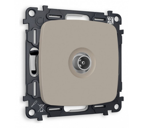 ТВ-розетка оконечная без рамки Ambrella Volt Quant MO373010