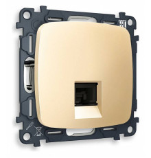 Розетка Ethernet RJ-45 и со шторками, без рамки Ambrella Volt Quant MO612010