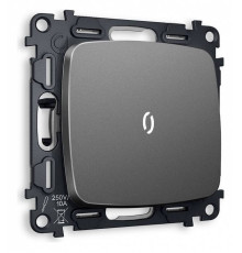 Выключатель одноклавишный с подсветкой без рамки Ambrella Volt Quant MO652015