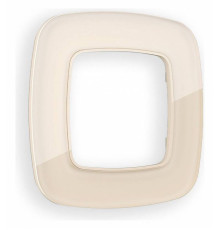 Рамка на 1 пост Ambrella Volt Radian Стекло органическое OF320301