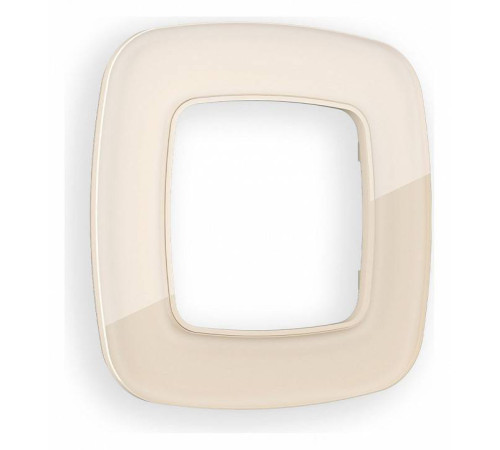 Рамка на 1 пост Ambrella Volt Radian Стекло органическое OF320301