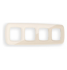 Рамка на 4 поста Ambrella Volt Radian Стекло органическое OF320304