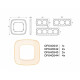 Рамка на 3 поста Ambrella Volt Coint OF640343