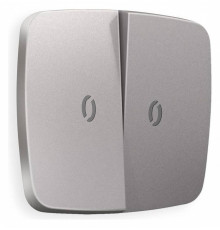 Клавиши для выключателя двухклавишного c подсветкой Ambrella Volt Quant OP5040