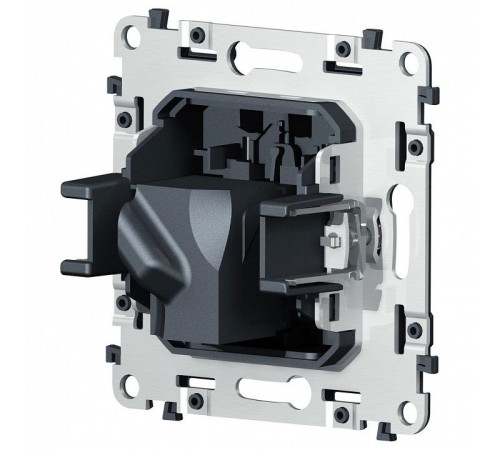 Механизм розетки телефонной RJ-11 со шторкам Ambrella Volt QUANT VM185